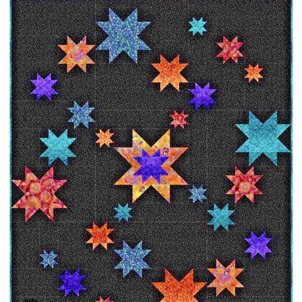 Vintage Quilt Template Set – Star at Sea & Postage Stamp Basket – 12” & 16” Bloc